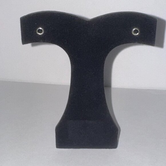 5 Mm Round Black Cz And Sterling Post Earrings - Picture 1 of 14